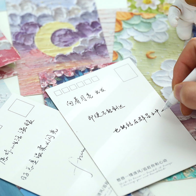 Set 30 Tấm Bưu Thiếp Dán Tường Trang Trí 14.3*9.3CM