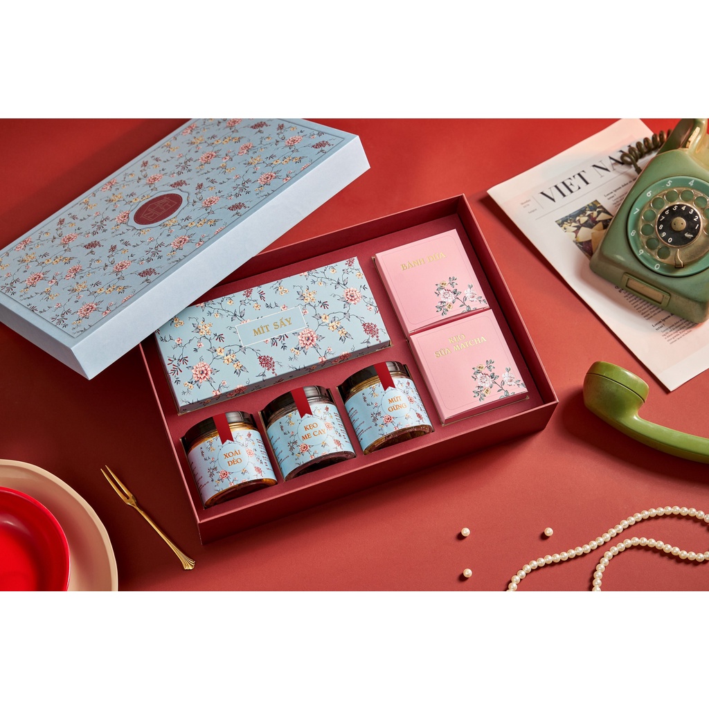 [SỈ TỪ 5] HỘP QUÀ, HỘP MỨT TẾT, SET QUÀ XUÂN NHÂM DẦN 2022 SANG TRỌNG - TRAO GỬI YÊU THƯƠNG ĐẾN BẠN BÈ, GIA ĐÌNH ĐỐI TÁC