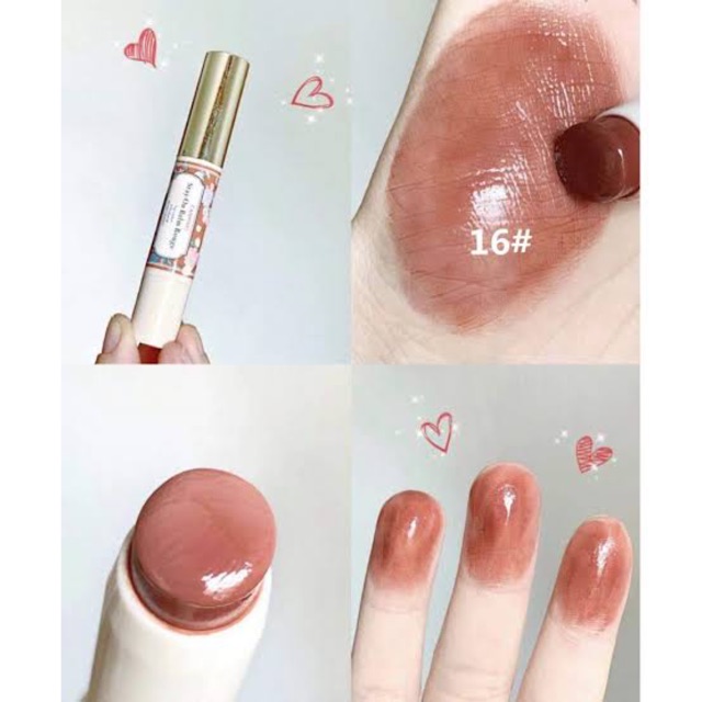 (VỀ ĐỦ MÀU) Son dưỡng có màu Canmake Stay On Rouge Balm Nhật Bản