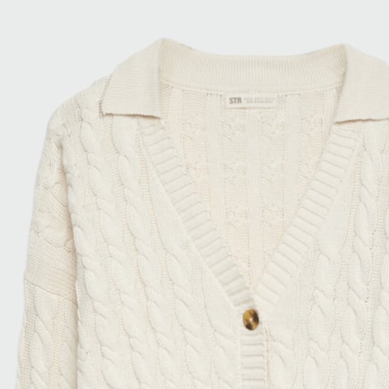 Áo Cadigan Nữ Dệt Len Stradivarius Auth Size M