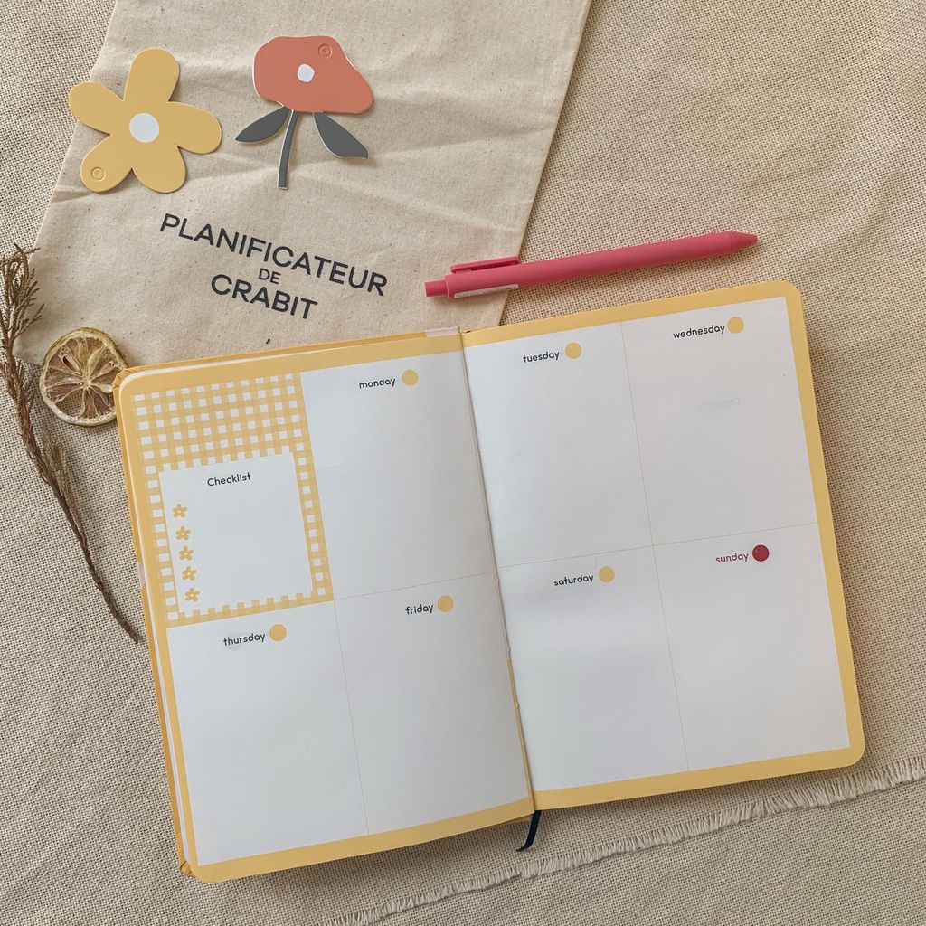 Sổ lịch Planner 2022, Crabit Planner 12 tháng, Special Edition