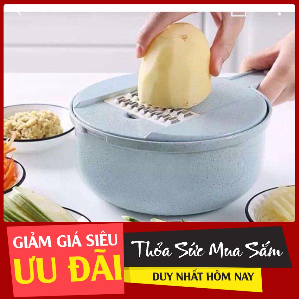 [XẢ KHO] Bộ Nạo Củ Quả Lúa Mạch Đa Năng, Dụng Nhà Bếp Thông Minh (Dụng Cụ Bào Sợi, Thái Lát, Cắt Rau Củ Quả Đa Năng