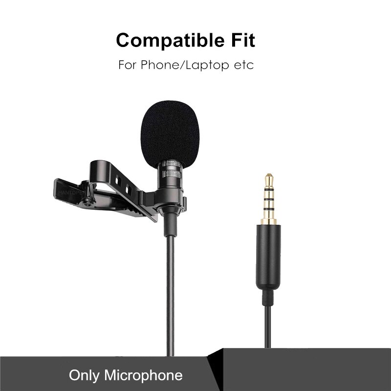Micro mini cổng 3.5mm với kẹp giữ chất lượng cao cho Laptop/Máy tính