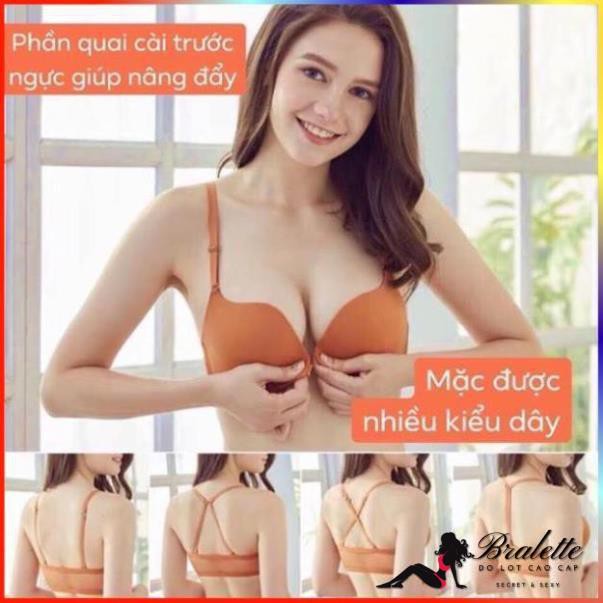 Áo Lót Nữ Áo Ngực Bralette Dây Lưới CÀI TRƯỚC Không Gọng Nâng Ngực B472 | BigBuy360 - bigbuy360.vn