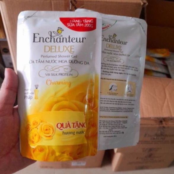 Sữa tắm nước hoa cao cấp Enchanter Túi 200gr / Chai 100gr