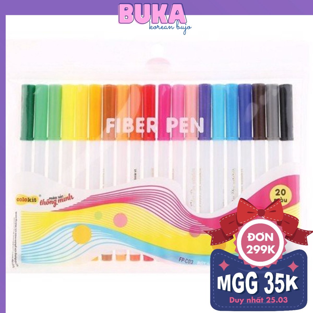 HÀNG CHÍNH HÃNG Bút lông màu Fiber Pen Colokit FP-C03