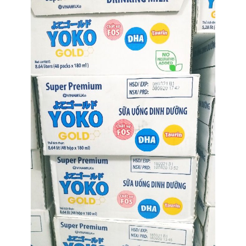 Yoko pha sẵn 180ml + Voi bông