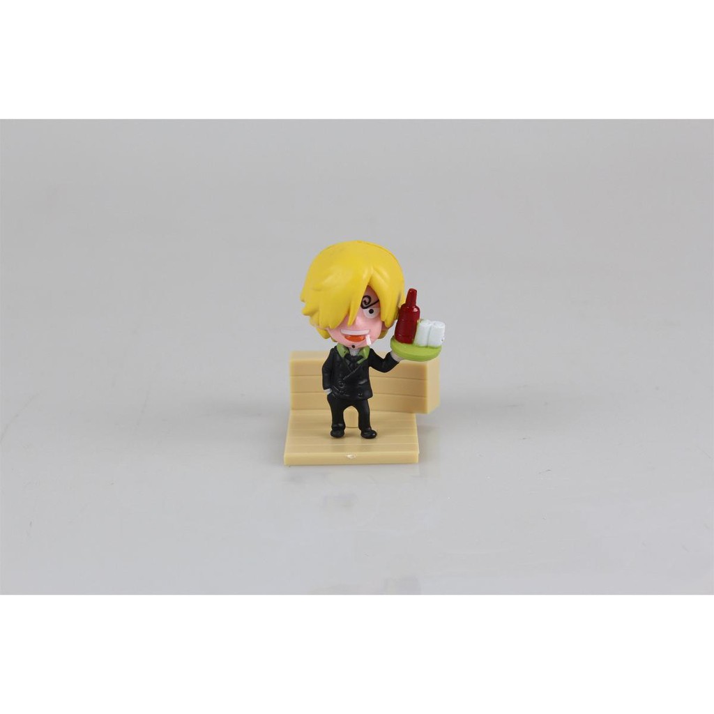 Set 9 mô hình nhân vật One Piece phong cách chibi