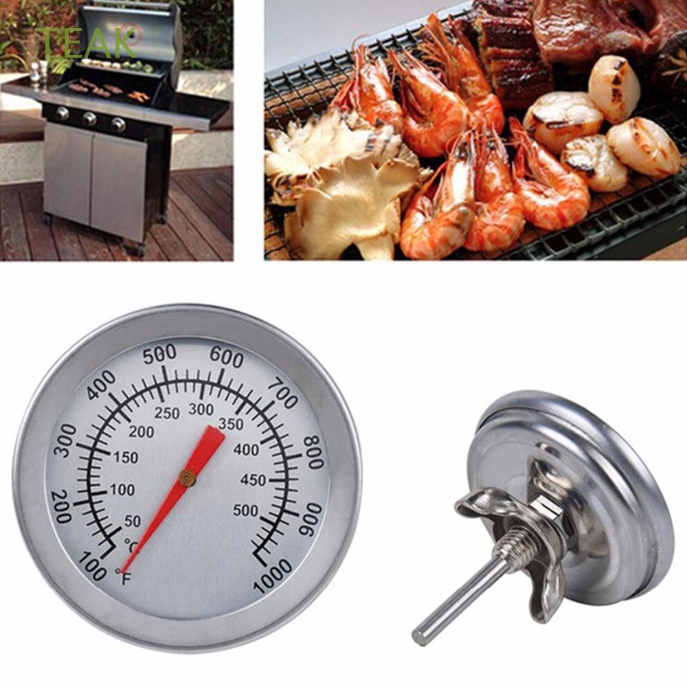 Đồng hồ đo nhiệt độ nướng BBQ phạm vi 50-500 ºC bằng inox tiện dụng