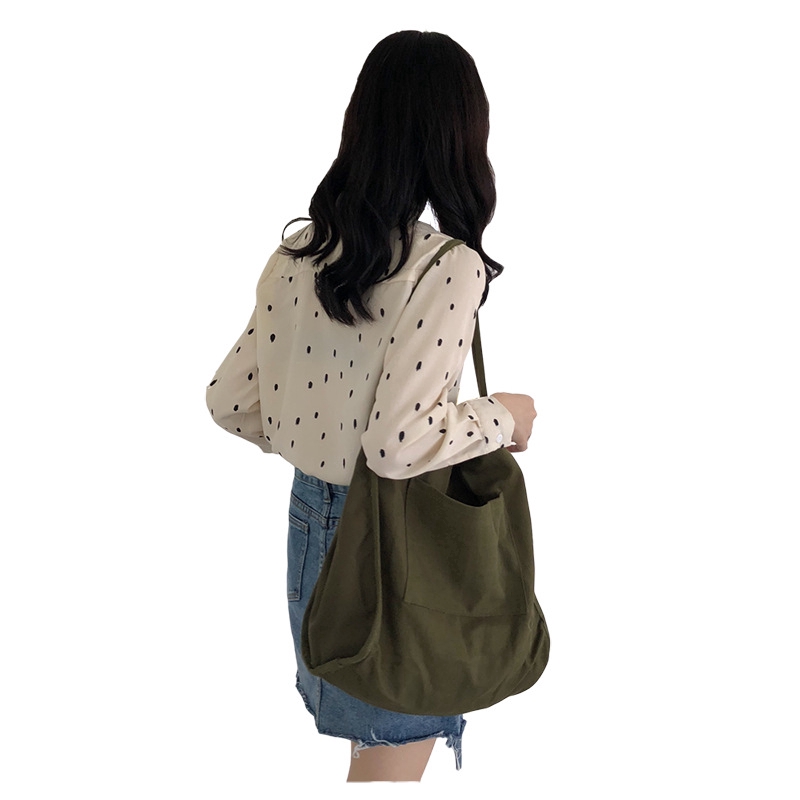 Túi xách nữ vải bạt thời trang Hàn