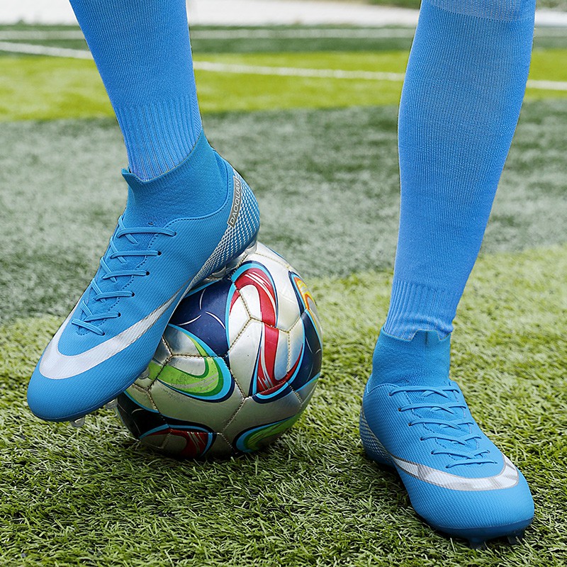 Giày đá bóng FG C Ronaldo Mercurial Size：35-47 Giày bóng đá thanh niên Giày bóng đá cỡ Plus