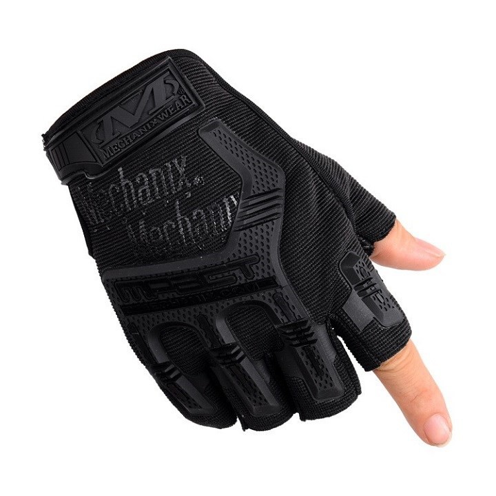 Găng Tay Nam Mechanix Mpact (MP2) Cụt Ngón- Găng Tay Thể Thao, Tập Gym, Đi Phượt