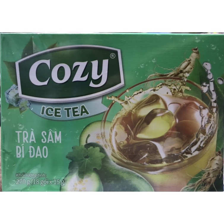 Trà Cozy Ice Tea hương Đào /cozy ice tea chanh Chanh /ice tea sâm Bí Đao/ice tea vải