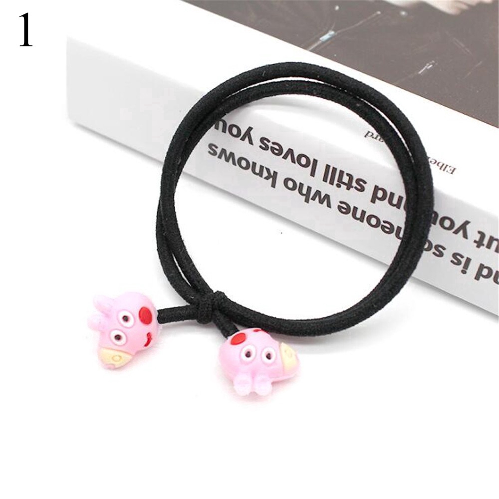 Dây cột tóc kiểu dáng hoạt hình dễ thương phong cách Hàn Quốc cho nữ