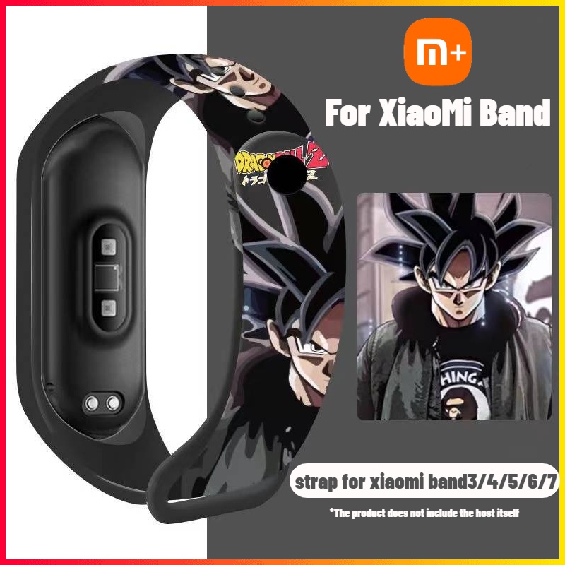 Dây Đeo Silicon Họa Tiết Hoạt Hình Cho Đồng Hồ Thông Minh xiaomi Mi band 7 Miband 6 xiaomi Mi band 7 6 5 4 3 xiaomi band 5 xiaomi band 4
