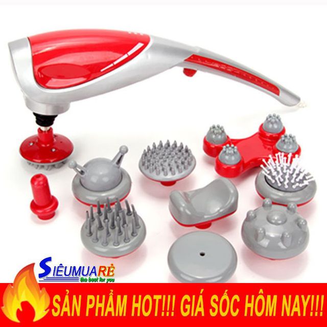 Máy đấm lưng Massager toàn thân 10 đầu