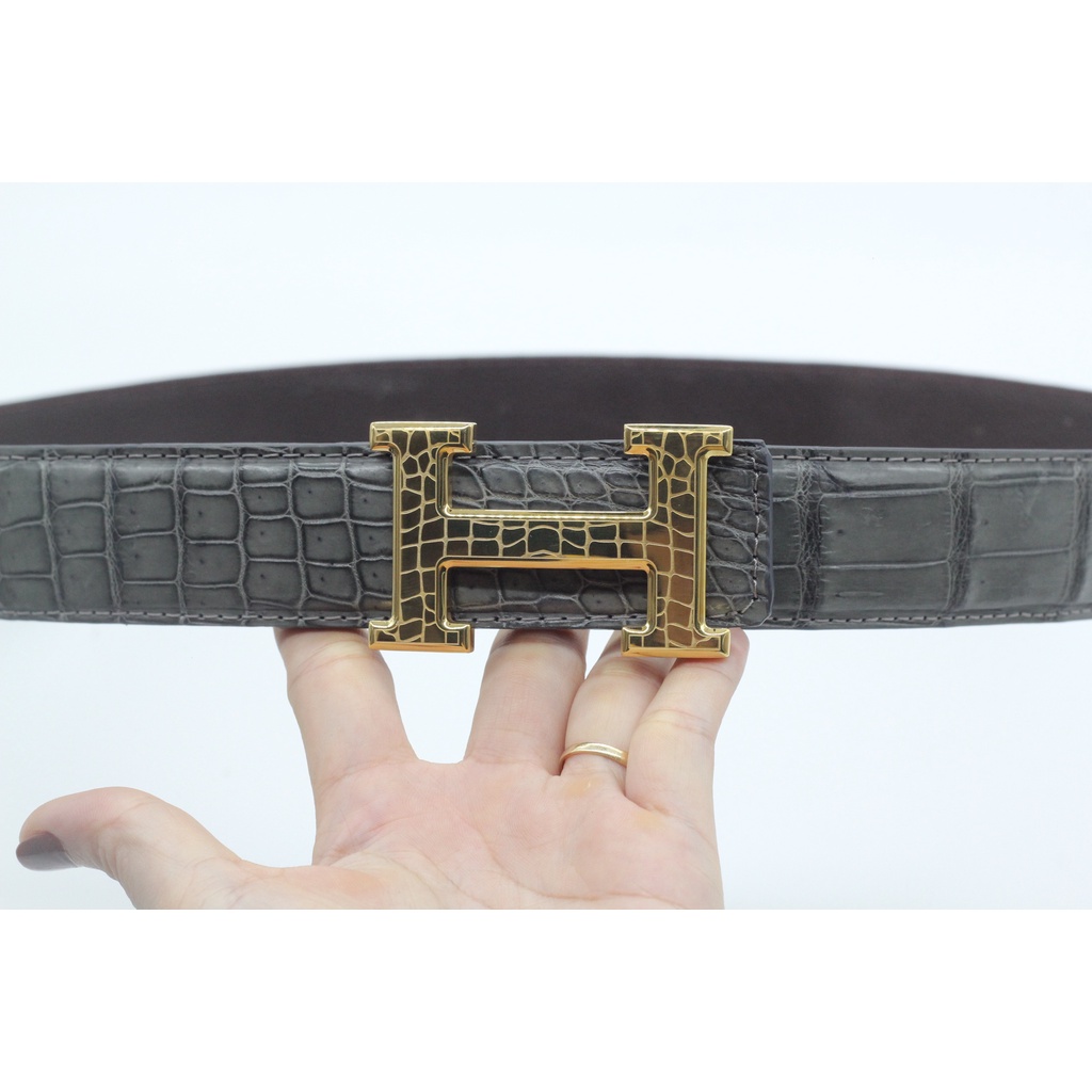 Dây lưng dây nịt da cá sấu, Thắt lưng Nam da cá sấu thật Cao Cấp Kèm Mặt Khóa Xịn Sang Trọng, Sản Phẩm BH 12 Tháng
