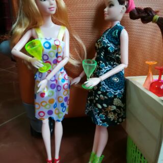 Bộ 5 ly uống rượu cho búp bê