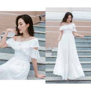 Váy trắng tiểu thu size M