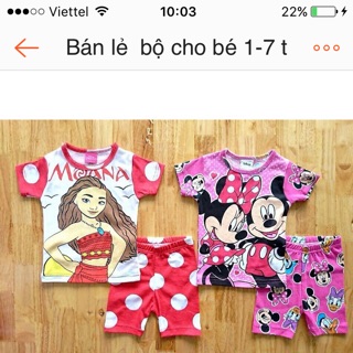 Combo3 bộ bé gái