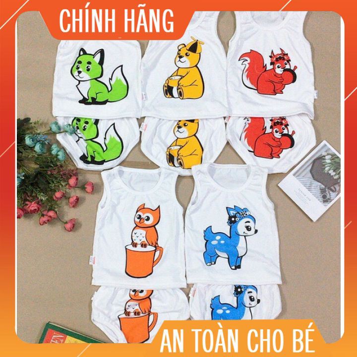 Set 5 bộ đồ trẻ em hình thú đẹp 💕𝑭𝑹𝑬𝑬𝑺𝑯𝑰𝑷💕♥️♥️vải cotton 2 chiều,thoáng mát,từ 0 tháng tuổi đến 3 tuổi,may tận xưởng