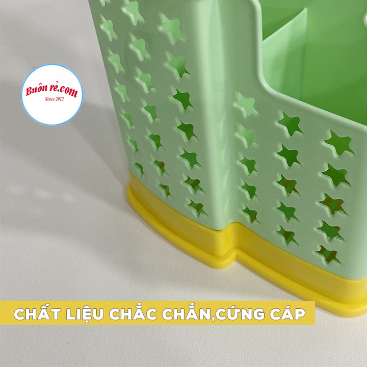 Ống đựng đũa, thìa Việt Nhật chất liệu nhựa PP - Ống đựng đũa hình sao 01432