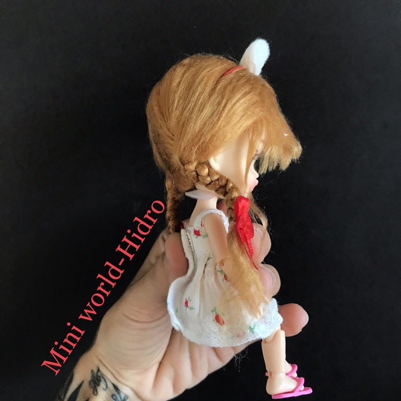 [Hàng có sẵn] Búp bê Head KK HandMade body ob11 kèm wig váy dép