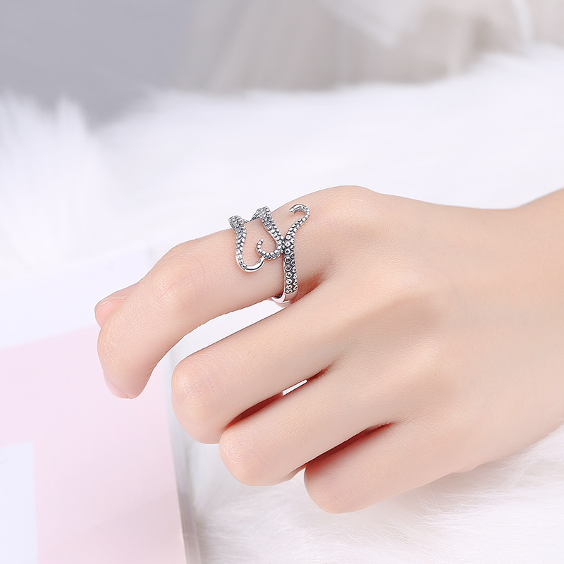 Mới Nhẫn Hình Bạch Tuộc Cá Tính Cho Nam Và Nữ