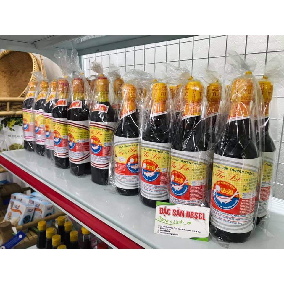Nước mắm Tư Lò cá cơm truyền thống Phú Quốc