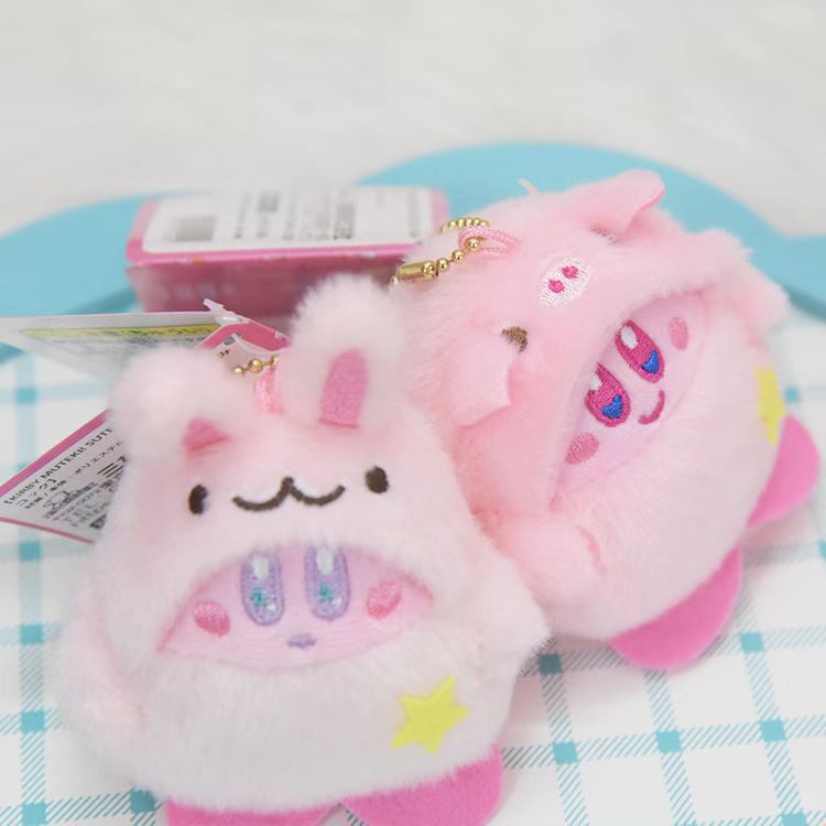 Mới Móc Khóa Hình Thú Nhồi Bông Kirby Dễ Thương
