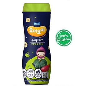 Bánh Gạo Ăn Dặm Yommy Yommy Organic Hàn Quốc Vị Trái Cây Hộp 42g Cho Bé 8m+