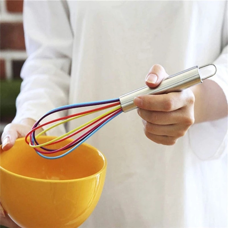 Cây Đánh Trứng Bằng Silicone 8/10/12 Inch