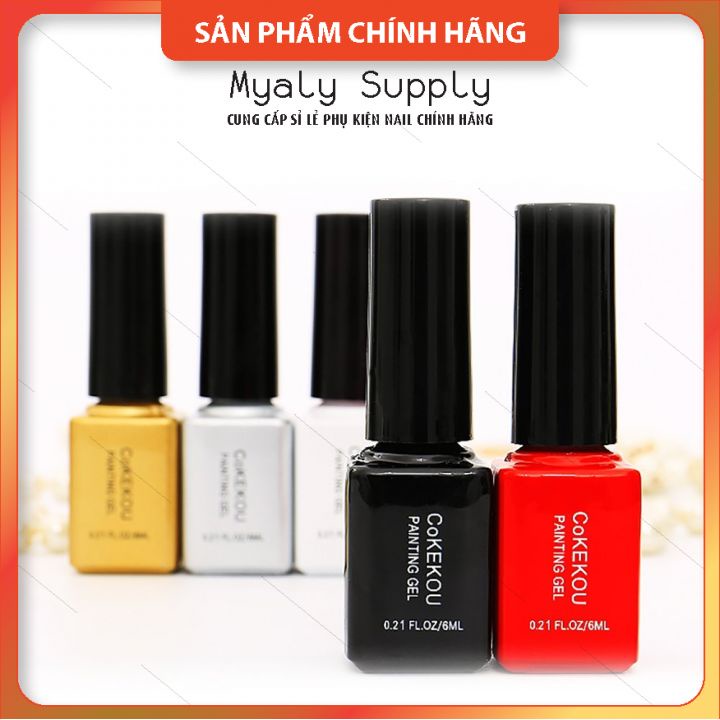 Gel Vẽ Cọ Nét COKEKOU Siêu Mảnh 6ml