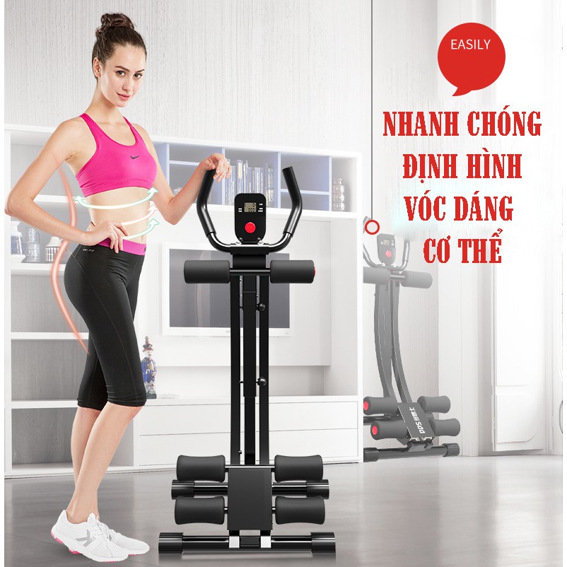 Máy Tập bung đa năng JOBUR, tác động đồng thời lên nhiều nhóm cơ trên cơ thể, giúp thon eo,chân, mông, tay.