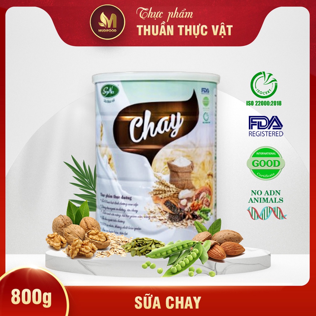 Sữa Hạt Chay Dinh Dưỡng Soyna 800g/400g, Thuần Thực Vật 10 Loại Hạt Cao Cấp - [Có Kèm Quà Tặng]