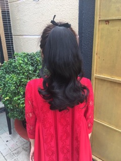 Tóc cột xoăn 35cm