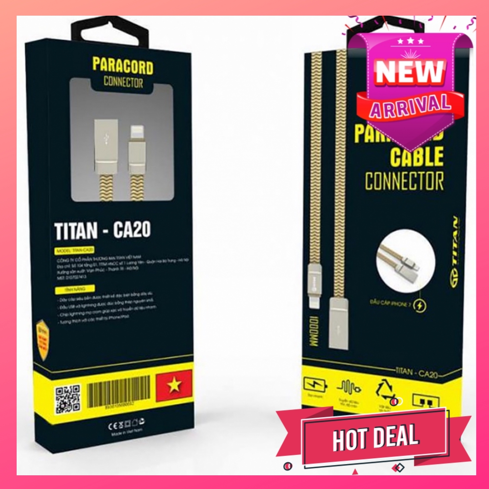 004251 - TP - Cáp 1m Paracord TITAN (CA20)