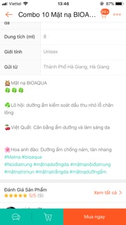 Mặt nạ bioaqua