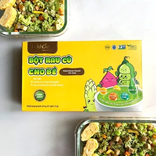 BỘT RAU CỦ SẤY LẠNH CHO BÉ ĂN DẶM