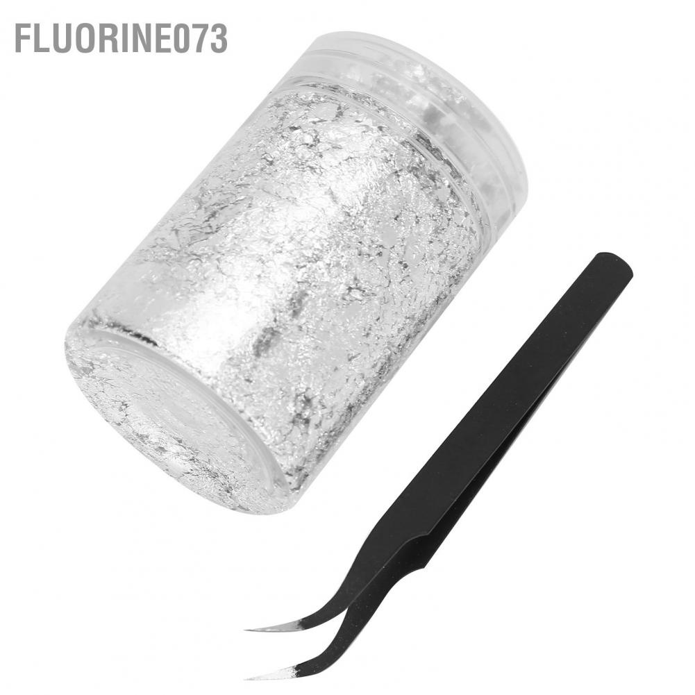 [Hàng mới về] Lá nhôm màu bạc lấp lánh đính móng tay nghệ thuật 10g