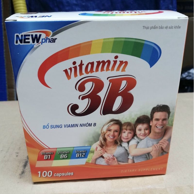 Vitamin 3B bổ sung Vitamin b1 b6 b12 bổ sung dưỡng chất, nâng cao thể lực, người suy nhược cơ thể, chán ăn,mệt mỏi