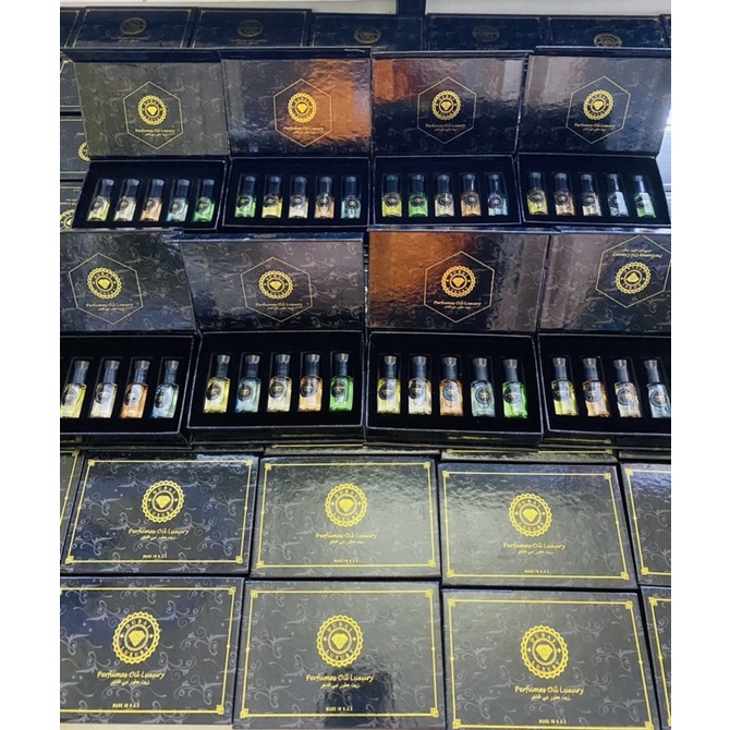 Sét 5 Lăn Tinh Dầu Nước Hoa Dubai Cao Cấp Chính Hãng 5 Mùi Nam Hoặc Nữ Siêu Thơm Lâu 25ml