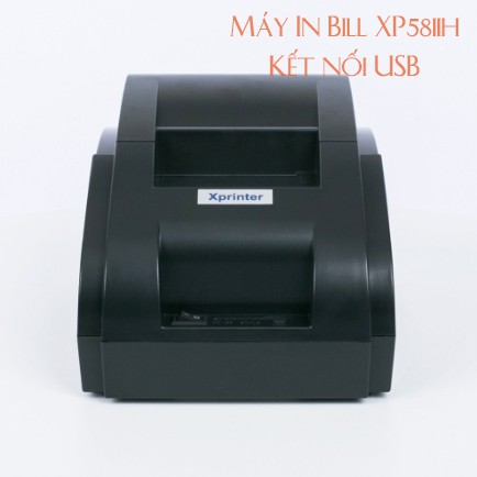 [Mã ELCL05 giảm 5% đơn 500K] Máy In Bill Xprinter 58mm + Tặng 5 cuộn giấy in