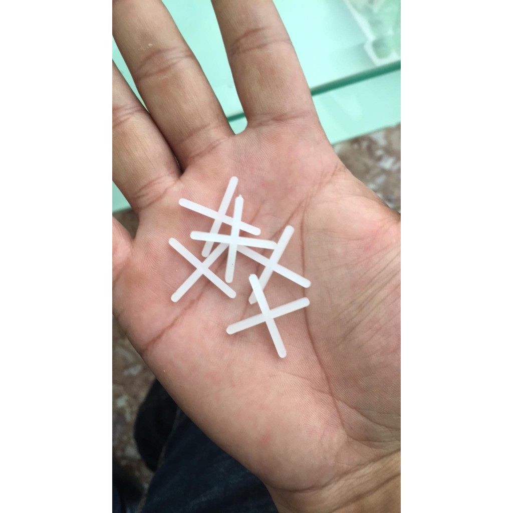 Ke chữ thập - ke dấu cộng lát gạch loại 1mm- 1.5mm - 2mm - 3mm - 5mm