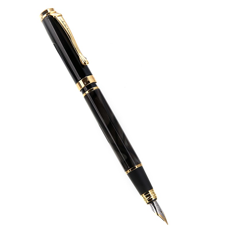 1 Cây Bút Máy JINHAO 500 Ngòi Vừa Màu Vàng Đen