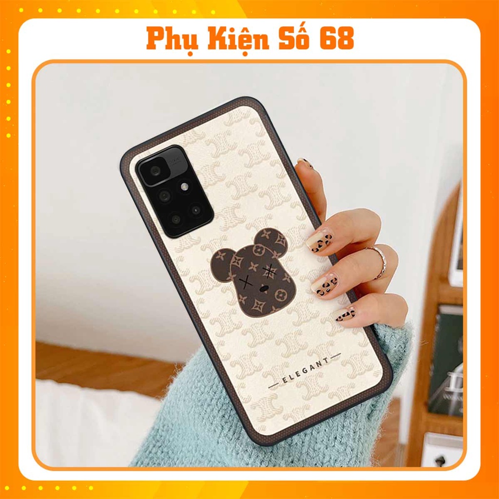 Ốp lưng điện thoại Xiaomi Redmi 10 elegant, gấu be@rbrick cao cấp, vỏ ốp rẻ đẹp