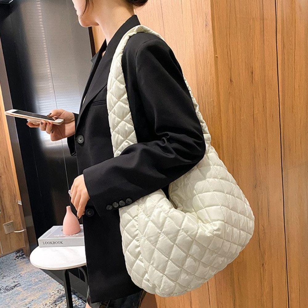 Túi Xách Đeo Vai Bằng Cotton 26EDIE Sức Chứa Lớn Đa Năng Thời Trang Cho Nữ