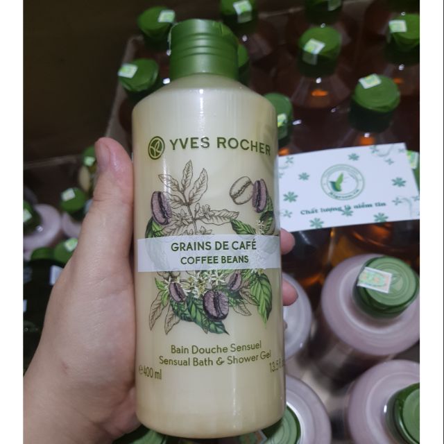 Sữa tắm hương cà phê 400ml thương hiệu yves rocher pháp