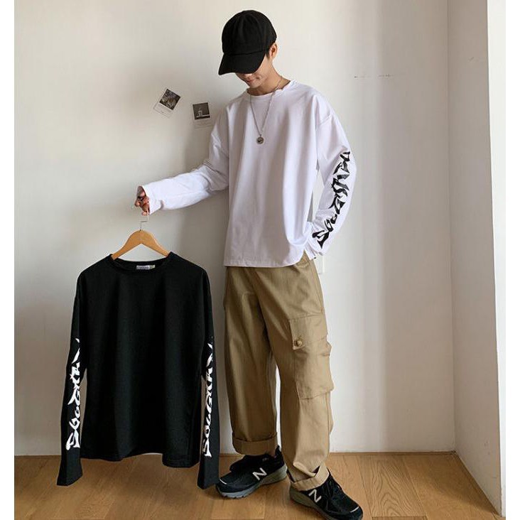 [FREESHIP THU ĐÔNG] Áo thun Tay dài Sleeves LETTERING TRÙM Unisex PHILLIPSTORE