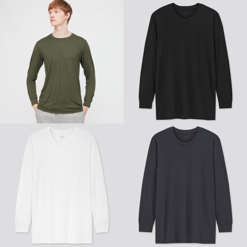 Áo giữ nhiệt cổ tròn Nam Uniqlo 2020 ( pick store Nhật)